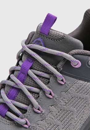 Tenis de Senderismo Gris-Lila Skechers Relaxed Fit: D'Lux Journey - Marigold