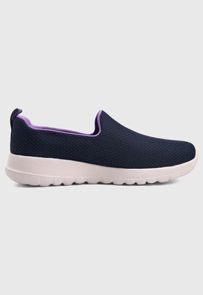 Tenis Training Azul-Blanco-Violeta Skechers Go Walk Joy
