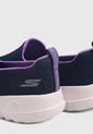 Tenis Training Azul-Blanco-Violeta Skechers Go Walk Joy de Skechers
