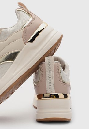 Tenis Lifestyle Skechers Billion 2  Beige