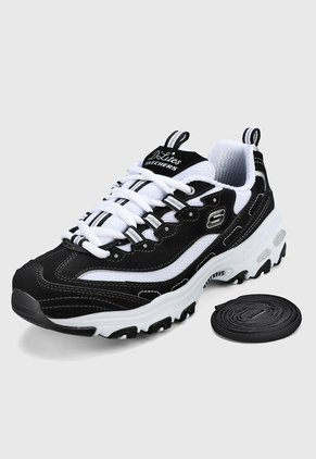 Tenis Negro-Blanco Skechers Biggest Fan