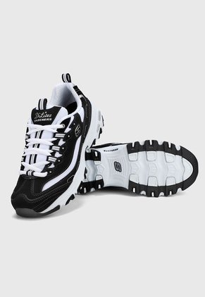 Tenis Negro-Blanco Skechers Biggest Fan