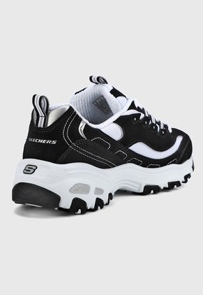 Tenis Negro-Blanco Skechers Biggest Fan