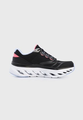Tenis Running Negro-Fucsia Skechers Arch Fit Glide Step