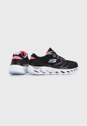 Tenis Running Negro-Fucsia Skechers Arch Fit Glide Step