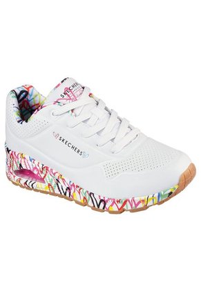Tenis Skechers Uno - Loving Love Color Blanco - Multicolor Para Mujer