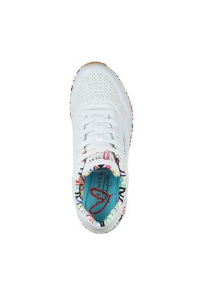 Tenis Skechers Uno - Loving Love Color Blanco - Multicolor Para Mujer