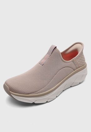 Tenis Training Nude-Marfil Skechers Slip-ins: D'Lux Walker 2.0 Happy Step