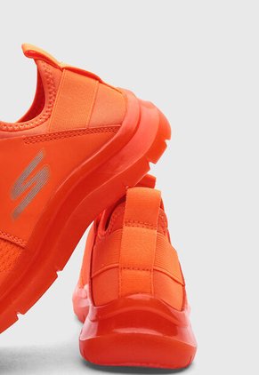 Tenis SKECHERS Fast Ice Naranja Neón