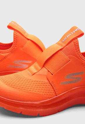 Tenis SKECHERS Fast Ice Naranja Neón