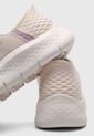 Tenis Skechers Go Walk Flex - Grand Entry Beige de Skechers