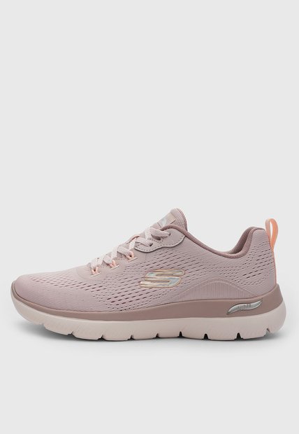Tenis Lifestyle Skechers Arch Fit Summits Rosa
