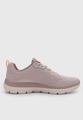 Tenis Lifestyle Skechers Arch Fit Summits Rosa