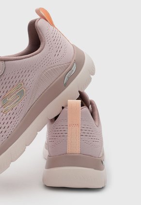Tenis Lifestyle Skechers Arch Fit Summits Rosa