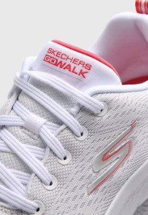 Tenis Walking Blanco-Coral Skechers GO WALK Flex - Kali