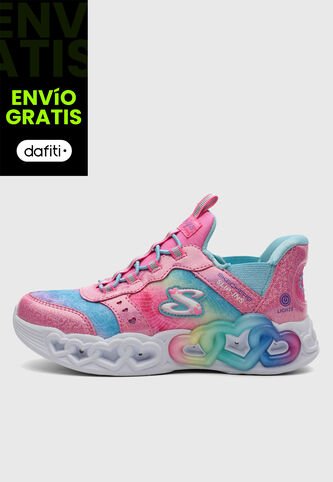 Tenis Lifestyle SKECHERS Infinite Heart Lights Multicolor Skechers