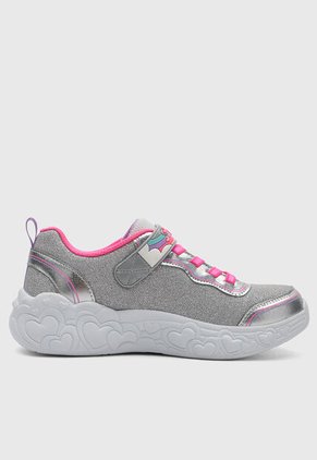 Tenis SKECHERS S-Lights: Eternal Heart Lights Gris