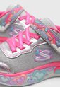 Tenis SKECHERS S-Lights: Eternal Heart Lights Gris de Skechers