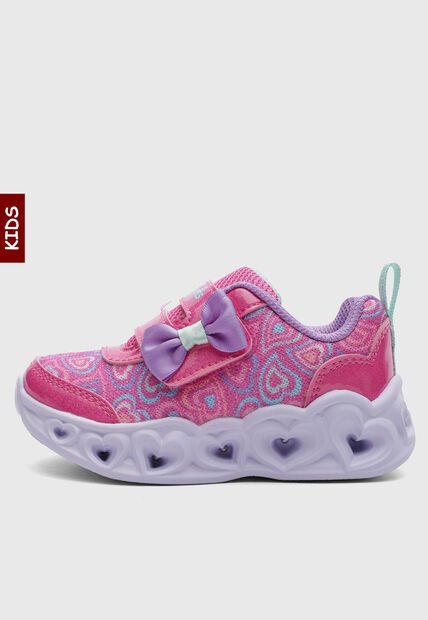 Tenis Lifestyle SKECHERS Heart Lights Rosa