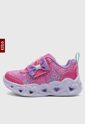 Tenis Lifestyle SKECHERS Heart Lights Rosa