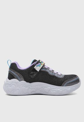 Tenis SKECHERS Eternal Heart Lights Negro