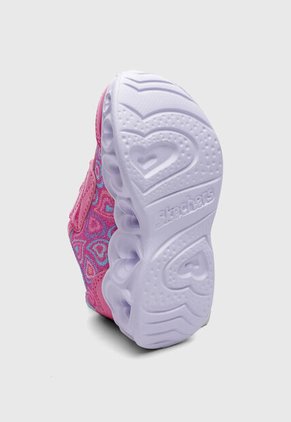 Tenis Lifestyle SKECHERS Heart Lights Rosa