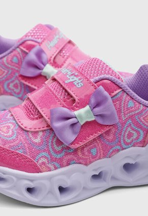 Tenis Lifestyle SKECHERS Heart Lights Rosa