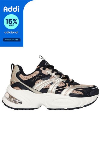 TENIS SKECHERS MUJER 177606NTBK UNO RYZE Talla 8.5 Skechers