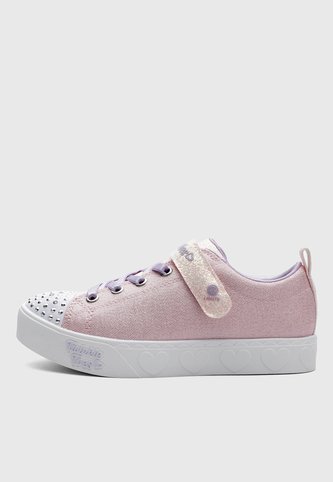 Tenis Lifestyle SKECHERS Heart Steps Shimmer Sweetie Rosa Skechers