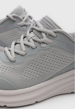 Tenis Lifestyle Skechers Fly Knit Bungee Gris