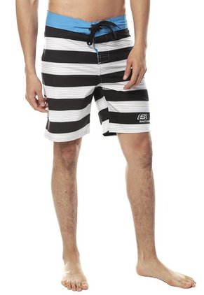 Pantaloneta Negro-Azul Skechers