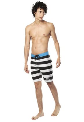 Pantaloneta Negro-Azul Skechers