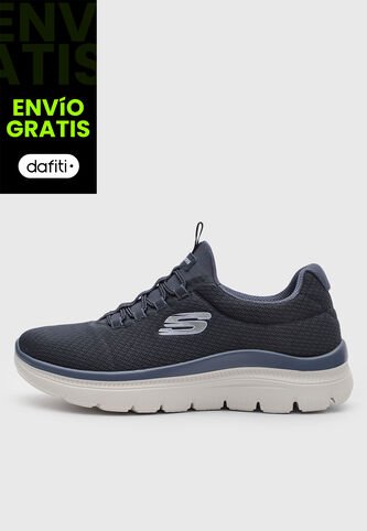 Tenis Lifestyle  SKECHERS Summits Plus Azul Skechers