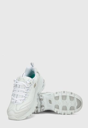 Tenis Lifestyle Blanco Skechers D'Lites - Copper Divine.