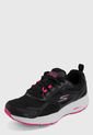 Tenis Running Negro-Blanco-Rosa Skechers Go Run consistente de Skechers