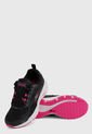 Tenis Running Negro-Blanco-Rosa Skechers Go Run consistente de Skechers
