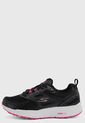 Tenis Running Negro-Blanco-Rosa Skechers Go Run consistente de Skechers
