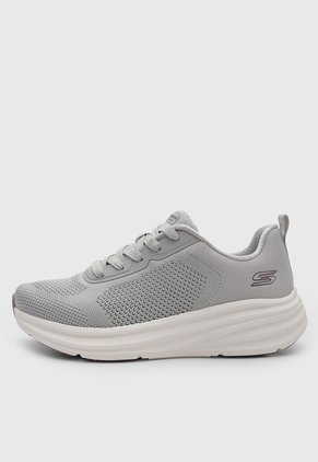 Tenis Lifestyle Skechers Bobs Skillz Too Gris