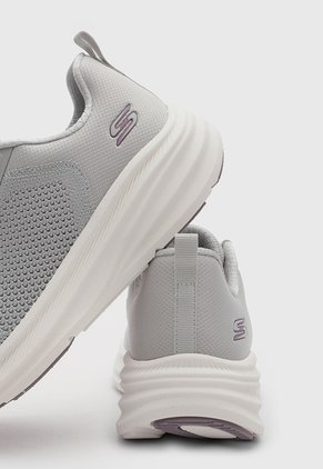 Tenis Lifestyle Skechers Bobs Skillz Too Gris