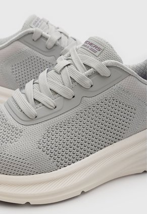 Tenis Lifestyle Skechers Bobs Skillz Too Gris