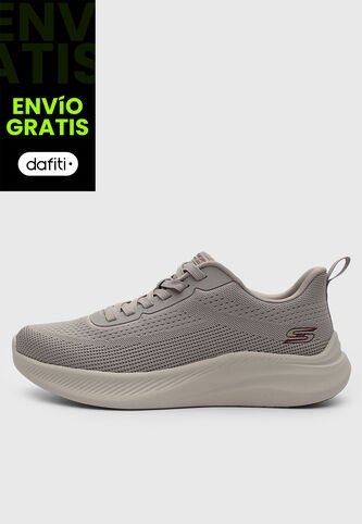 Tenis Lifestyle SKECHERS Bobs quad Chaos 4 Taupe Skechers