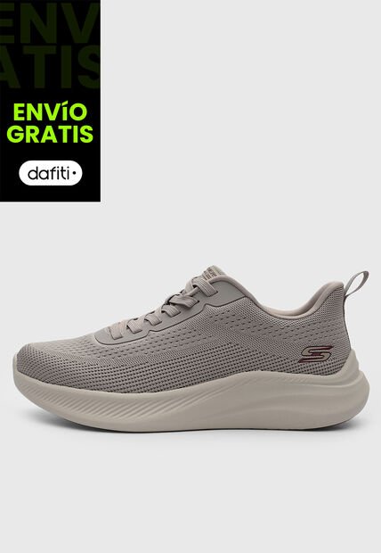 Tenis Lifestyle SKECHERS Bobs quad Chaos 4 Taupe