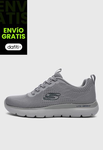 Tenis Running SKECHERS Summits Gris Skechers