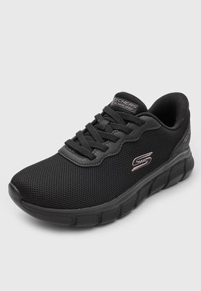 Tenis Lifestyle Skechers Bobs Sport B Flex Negro