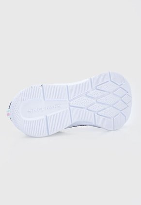 Tenis Lifestyle Azul-Lila-Blanco Skechers Kids Microspec