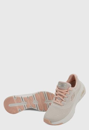 Tenis Running Rosa-Blanco Skechers Sunny Outlook