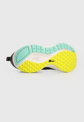 Tenis Running Negro-Amarillo Neón-Verde Menta Skechers Go Run Consistent