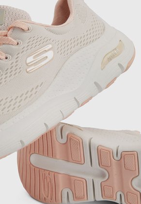 Tenis Running Rosa-Blanco Skechers Sunny Outlook
