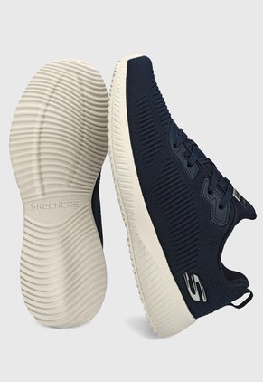 Tenis Lifestyle Azul-Blanco Skechers Squad