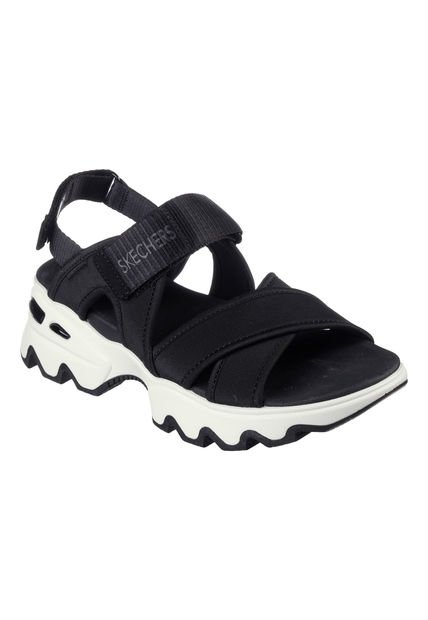 SANDALIAS SKECHERS MUJER 119710BLK BIG LUG Talla 11
